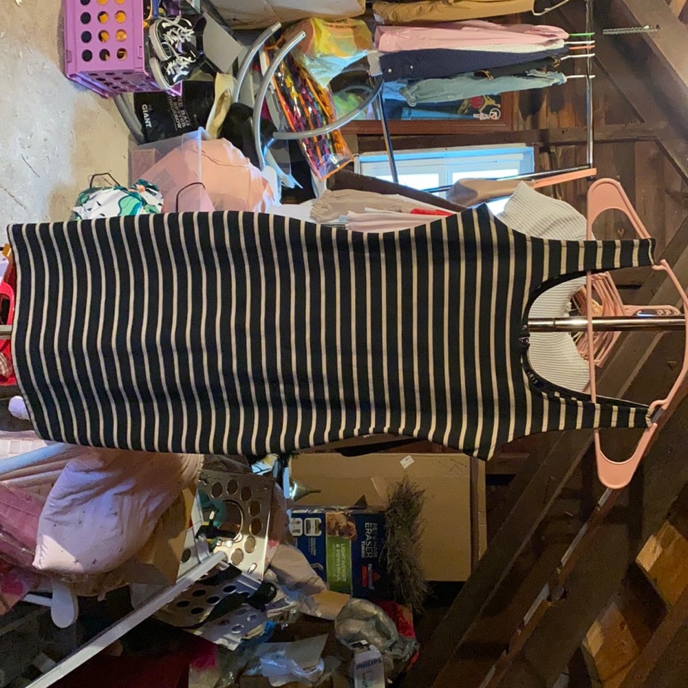 Black and nude size US small body-con dress